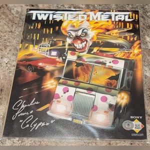 Twisted Metal 8x10 photo signed by Charles Lance.
